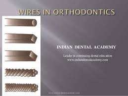Wires In Orthodontics