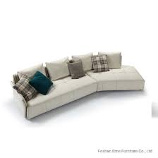 design curved shape sectional sofa