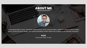 page using html css