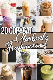 copycat starbucks frappuccino recipes