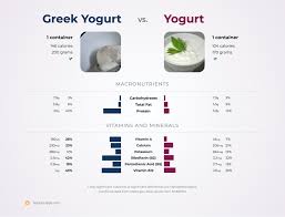 nutrition comparison yogurt vs greek