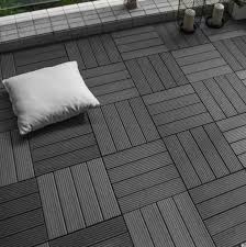 diy outdoor decking floor tiles dark