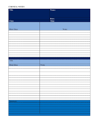 This printable pdf template can be viewed, downloaded and also printed. 28 Printable Cornell Notes Templates Free Templatearchive