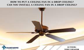 Install A Ceiling Fan In A Drop Ceiling