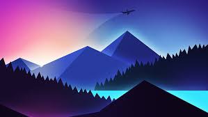 Minimalism 1080p, 2k, 4k, 5k hd wallpapers free download, these wallpapers are free download for pc, laptop, iphone, android phone and ipad desktop Hd Wallpaper Abstract Mountain Airplane Pink Minimalistic Minimalism Wallpaper Flare