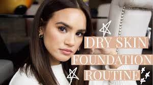 foundation tutorial for dry skin