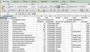 Import Chart Of Accounts Into Quickbooks From Excel Www