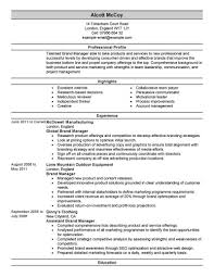 Best Brand Manager Resume Example Livecareer