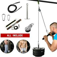 A wide variety of triceps pulldown options are available to you New Diy Nylon Tricep Pulldown Rope Home Gym Fitness Weights Equipment Set Sporting Goods Alfarben Strength Training