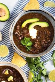 y black bean soup from scratch l