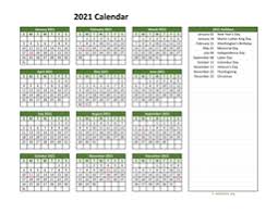 If you are not sure, select the print preview option first, and then print. Yearly Printable 2021 Calendar With Notes Wikidates Org