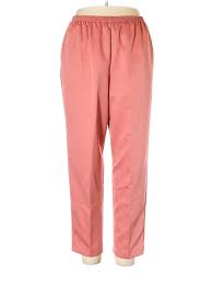 Details About Alfred Dunner Women Pink Casual Pants 18 Plus