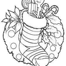 Christmas stocking coloring pages and patterns. Christmas Stocking Coloring Pages Idea Whitesbelfast