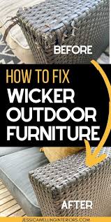 Wicker Furniture Repair Guide Jessica