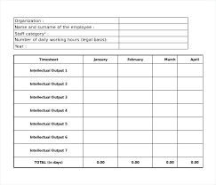 Timesheet Examples Free Excel Monthly Template Excel