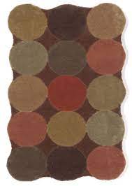 circles teak closeout area rug rugs