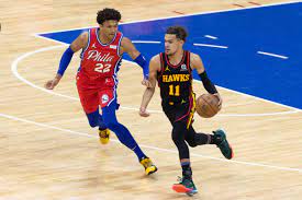 The sixers were 33.3%, 27. Hawks Hold On For Dear Life In 128 124 Game 1 Win Over Sixers Peachtree Hoops