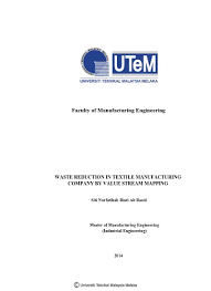 Aim food manufacturing (industrial area). Top Pdf Manpower Optimization And Process Efficiency Improvement At A Textile Manufacturing Company 123dok Com