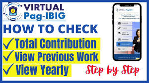 how to check pag ibig contribution