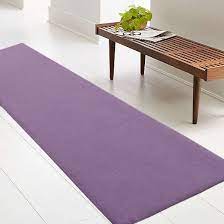 purple hand tufted carpet runner rug