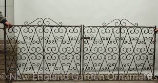 Vintage Wrought Iron Gate New England