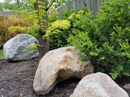 using boulders in the landscape
