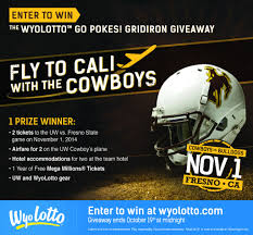 Wyoming Lottery And Uw Team Up For Football Ticket Giveaway