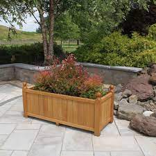 Teak Planters Estate 4 1 2 Ft Trough