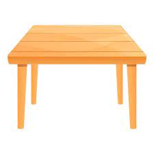 Garden Wood Table Vector Icon