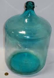 5 Gallon Clear Aqua Glass Water Bottle Jug