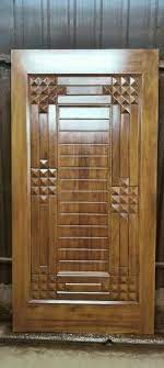 exterior teak wood single door for