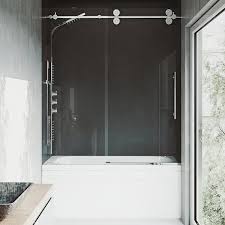 Sliding Frameless Tub Door