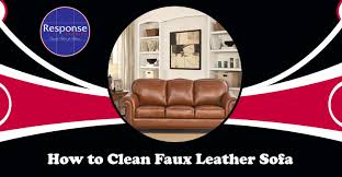 how to clean faux leather sofa rexine
