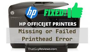 how to fix hp officejet missing or