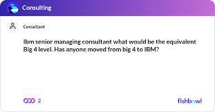 Ibm Senior Managing Consultant What