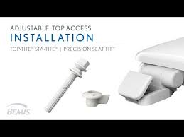 Adjustable Top Access Toilet Seat