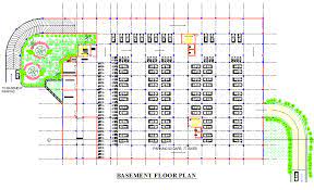 Basement Floor Hospital Plan Detail Dwg