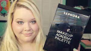 sephora makeup academy palette review