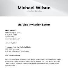 us visa invitation letter template