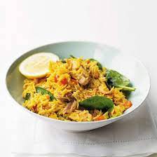 Yellow Rice And Tuna Recipe gambar png