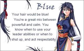 Your anime hair color would be purlple. Anime Hair Color Meanings Blue Wattpad