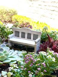 Miniature Bench Mini Garden Decoration