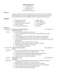 Unforgettable Apprentice Electrician Resume Examples To Stand Out