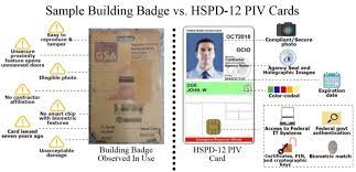 gsa using facility specific id badges