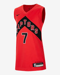 The raptors compete in the national basketball association (nba). Toronto Raptors Icon Edition Older Kids Nike Nba Swingman Jersey Nike Lu