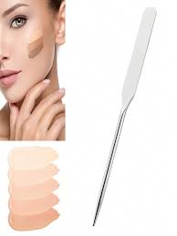 1pcs stainless steel makeup spatula