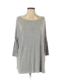 Details About Piko Women Gray Short Sleeve Top Sm
