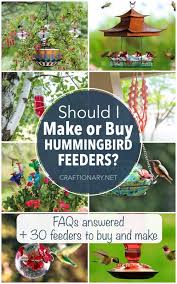 Buy Or Make Diy Hummingbird Feeder For