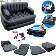 5 in 1 air sofa bed with inflatable pump