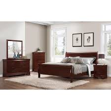 Find great deals on ebay for cherry wood bedroom furniture. Bedroom Sets Lp Cherry 1230 7 Pc Queen Sleigh Bedroom Set At Rife S Tv Furniture And Appliance